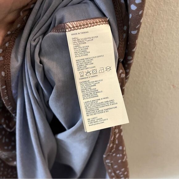 Prana Ayla Brown & Blue Midi Dress - Picture 7 of 13